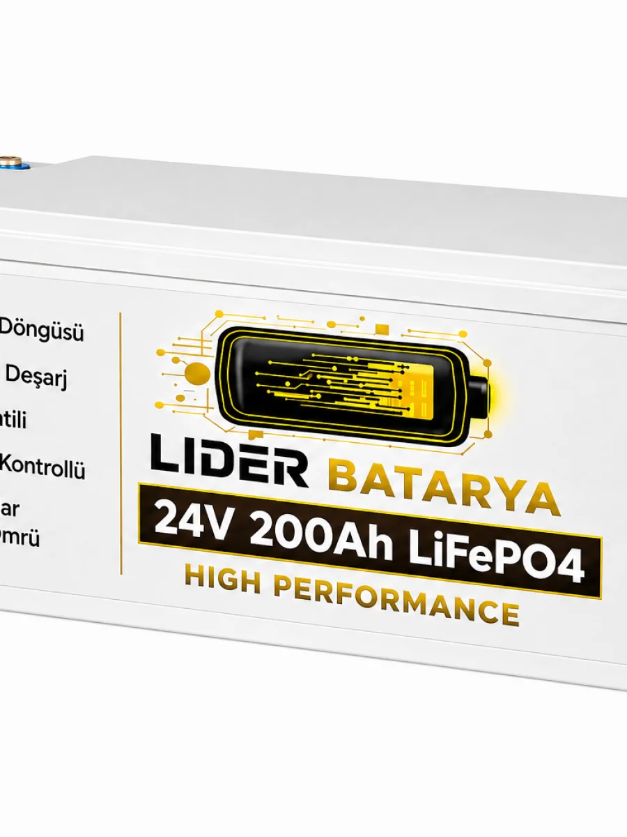 24 Volt 200 Amper Lifepo4 Akü